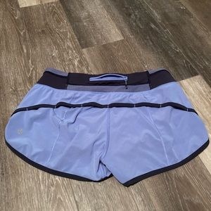 Lululemon size 6 speed shorts